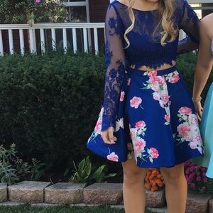 Sherri hill two piece homecoming dress